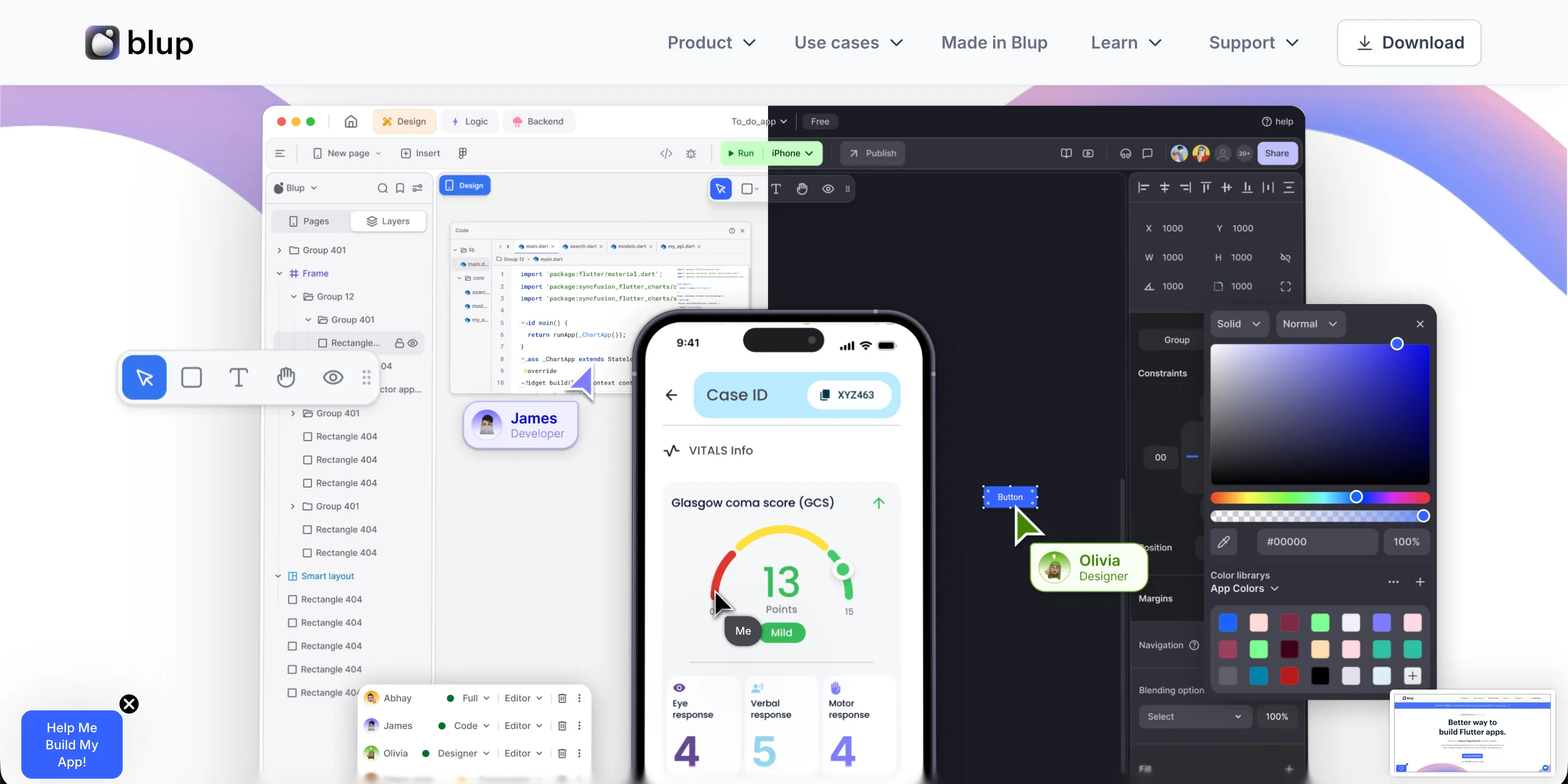 Blup — Websites