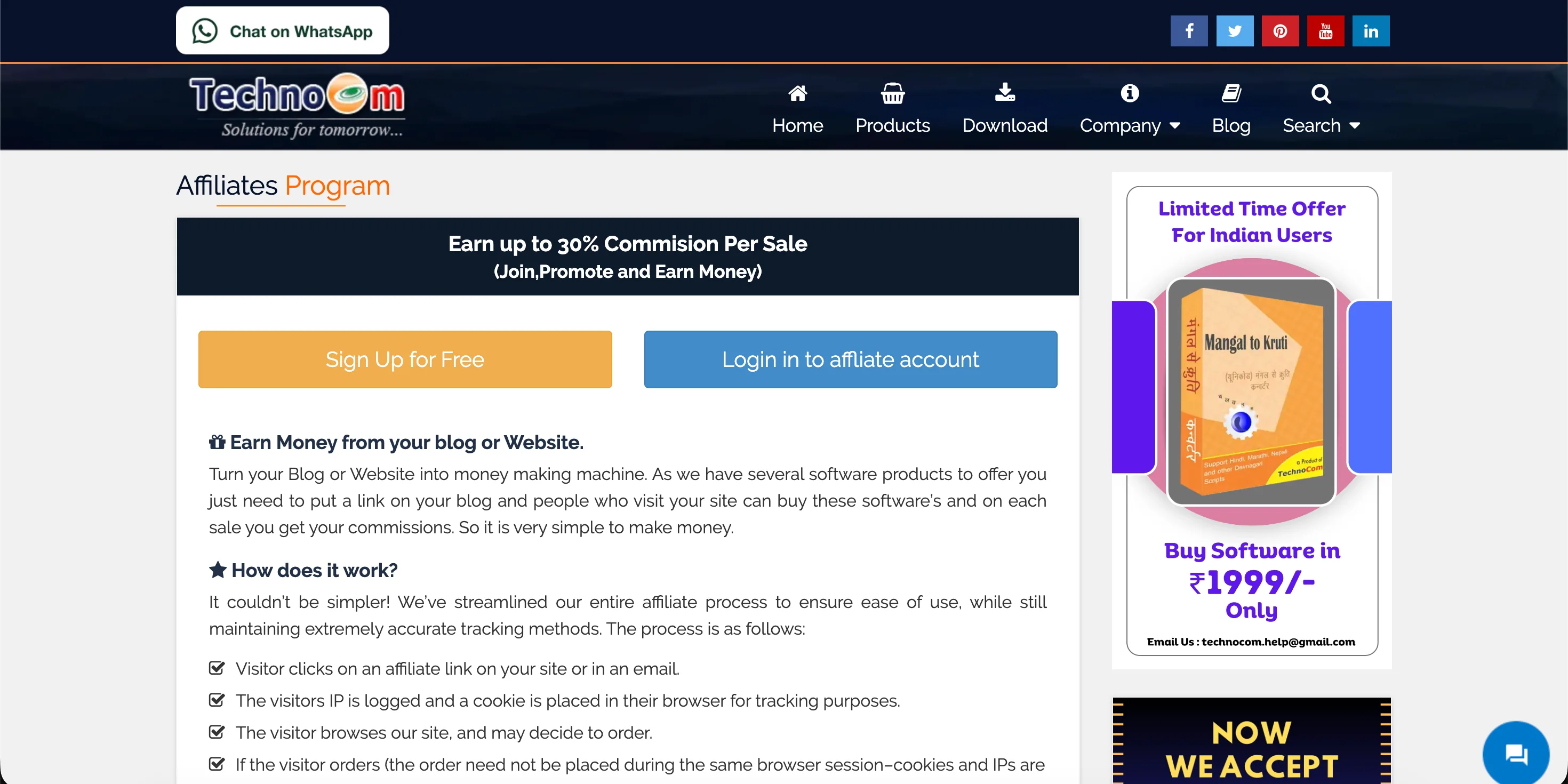 Technocom — Websites